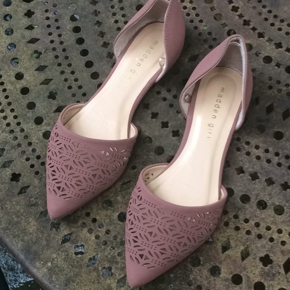 Madden Girl Shoes - EUC D’Orsay Madden Girl flats blush tone size 6